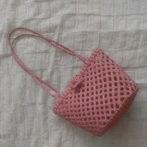 Artesano mini straw bag